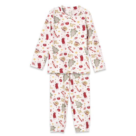 Kidsโ Christmas Pajama Set โ Soft Bamboo Holiday Sleepwear - Noel