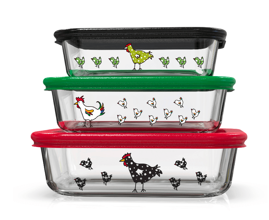 Rectangular Rooster Set