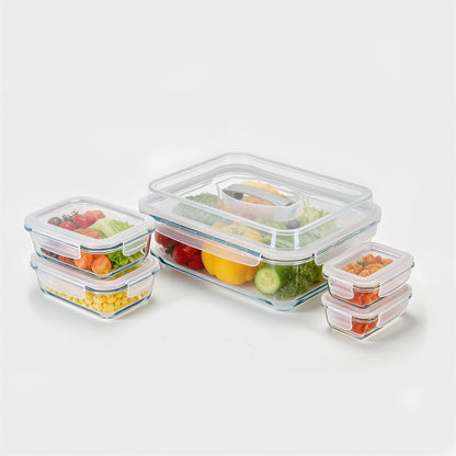 Bake & Carry Glass Set (5 Containers, Vanilla)