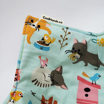100% Cotton Microwavable Bowl Cozy - The Whole Kitten Caboodle-3