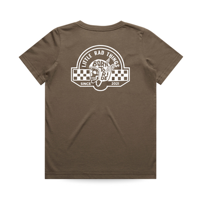 TIL DEATH DO WE RIDE TEE - BROWN