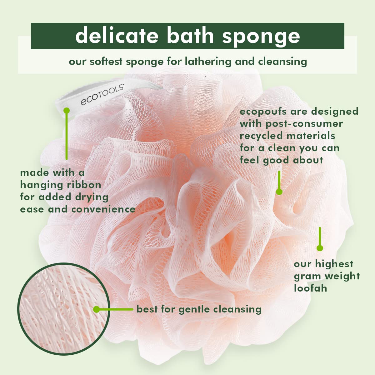 DELICATE BATH SPONGE