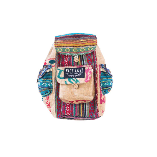 Mini Recycled Travel Backpack Jaipur
