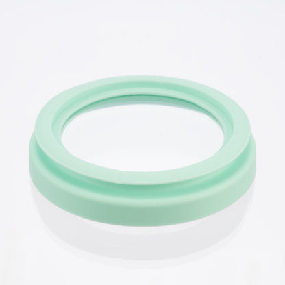Glass Canister Set & Glass Lid - Diamond Blue