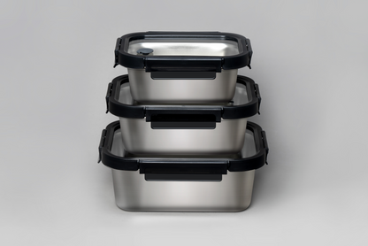 Multicolor Microwave Safe Stainless Steel Set