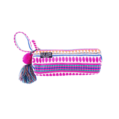 Embroidered Zipper Pouch - Arya