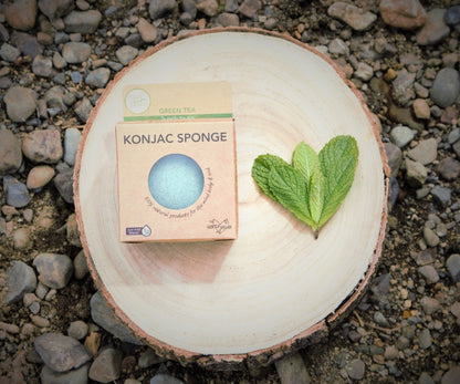 Green Tea Konjac Sponge (to purify skin)-0