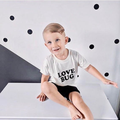 Love Bug Organic Kids Graphic T-Shirt Short Sleeve