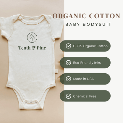 Home is Where Mama is - Organic Short Sleeve Baby Bodysuit