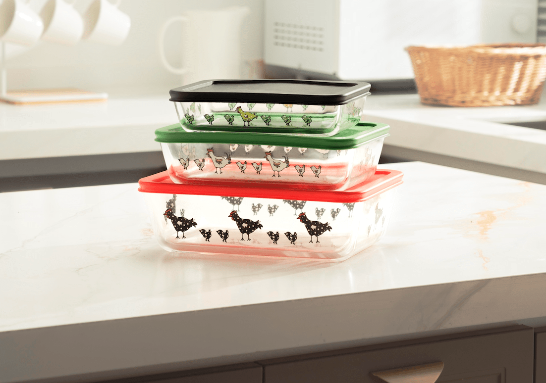 Rectangular Rooster Set