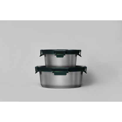 Microwave Safe Stainless Steel Container (RD)