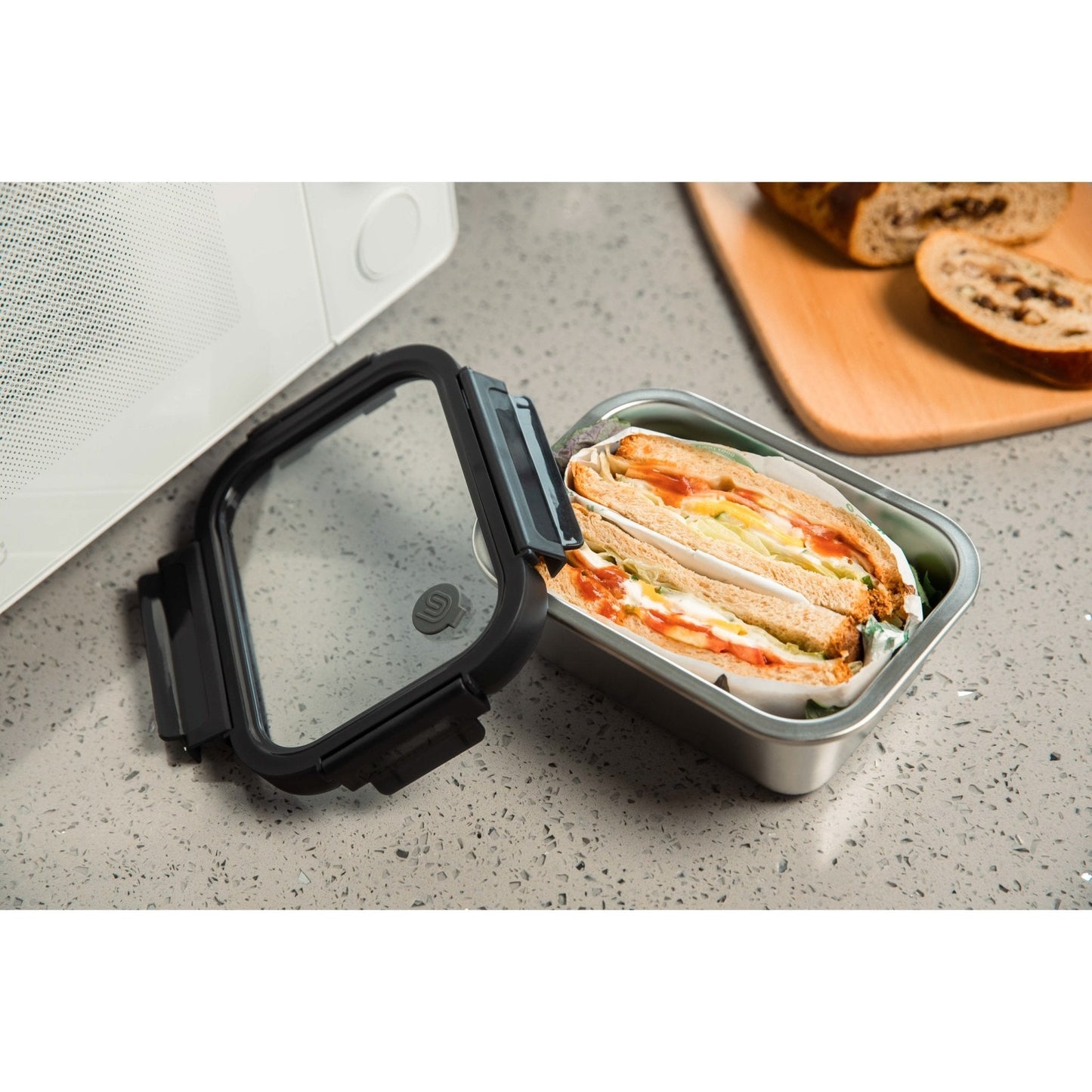 Microwave Safe Stainless Steel Container (RC)